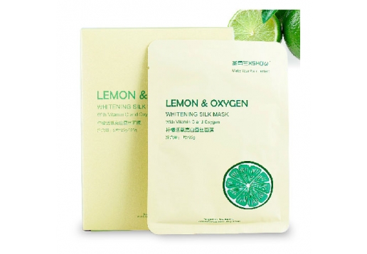 圣雪兰 柠檬活氧亮白蚕丝面膜贴25g*5片图片