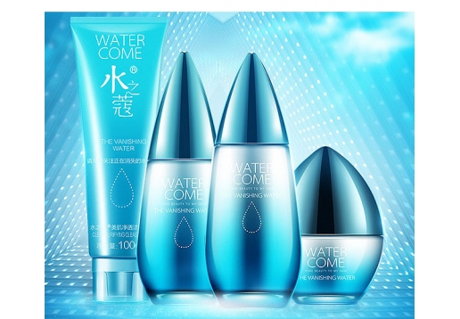 水之蔻 美肌净透套装洁水乳霜4件套图片