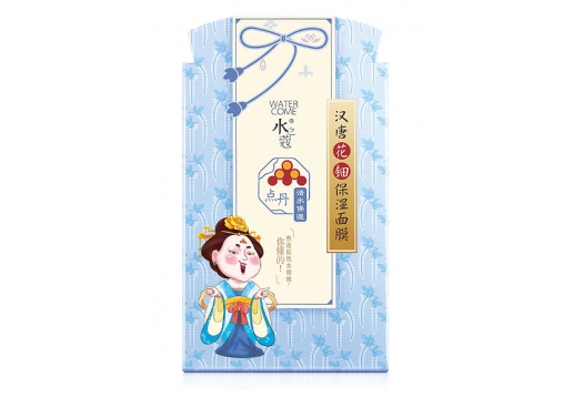 水之蔻 汉唐花钿保湿面膜（点丹）25g*6片图片