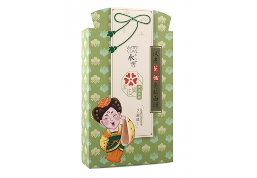 水之蔻 汉唐花钿亮肤面膜（金花翼）25g*6片图片