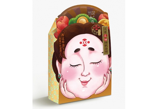 水之蔻 汉唐花钿细肤面膜（歌女钿）25g*6片图片