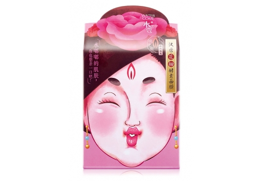 水之蔻 汉唐花钿酵素面膜（映无暇）25g*6片图片