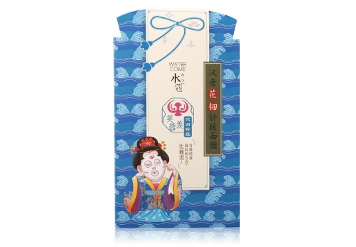 水之蔻 汉唐花钿舒缓面膜（芙蓉羡）25g*6片图片