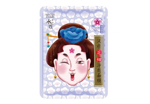 水之蔻 汉唐花钿净爽面膜（梅花妆）25g*6片图片