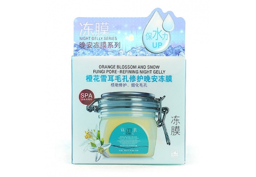 水之蔻 橙花雪耳毛孔修复晚安冻膜200g图片