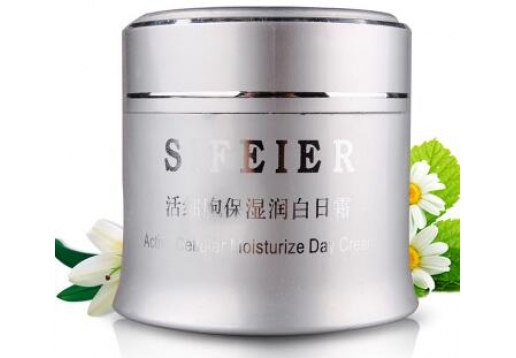  思菲儿 活细胞保湿润白日霜50g图片