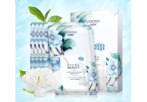 诗婷露雅 山茶活水保湿面贴膜25g*5片图片
