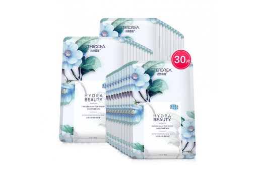 诗婷露雅 山茶活水保湿面贴膜25g*30片图片