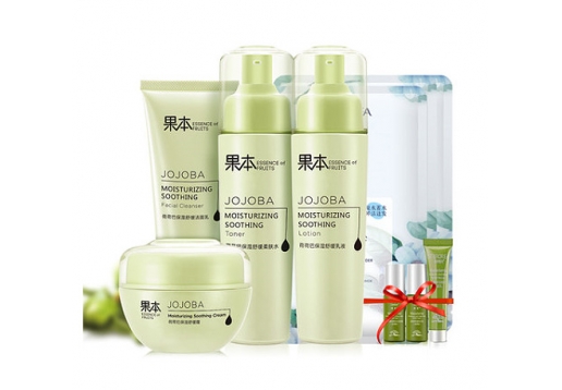 诗婷露雅 荷荷巴保湿舒缓套装四件套图片