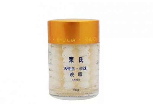束氏 活性金珍珠晚霜60g图片