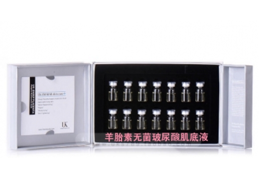 uk-smarar skin care 羊胎素无菌玻尿酸肌底液14支/盒图片