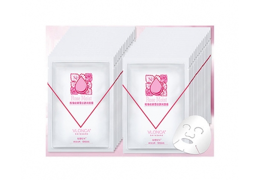 薇罗尼卡 玫瑰幼颜雪肌舒润面膜30片图片