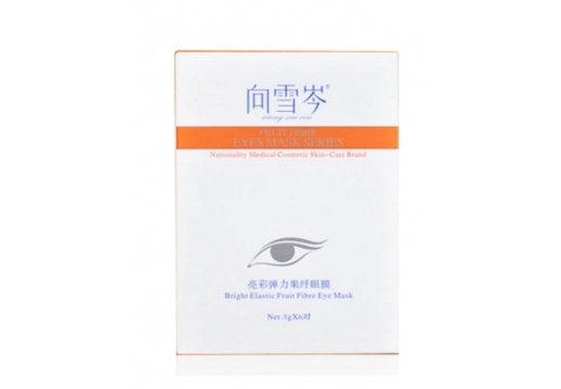向雪岑 亮彩弹力果纤眼膜6片图片