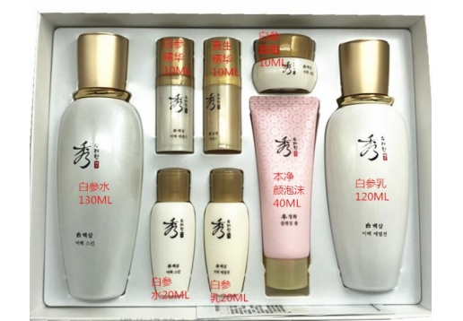 秀雅韩 白参系列礼盒8件套 360ml图片