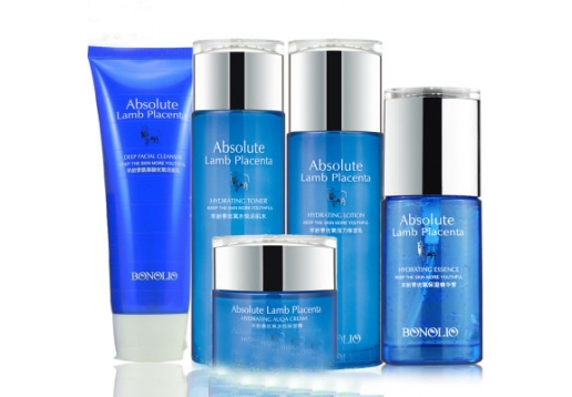 雅歌 羊胎素优氧水悦保湿霜五件套图片