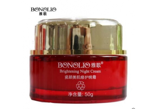 雅歌 瓷颜美肌修护晚霜50g 图片
