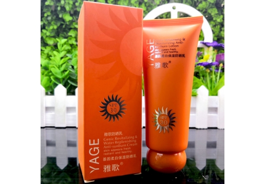 雅歌 基因柔白保湿防晒乳SPF30 65g图片