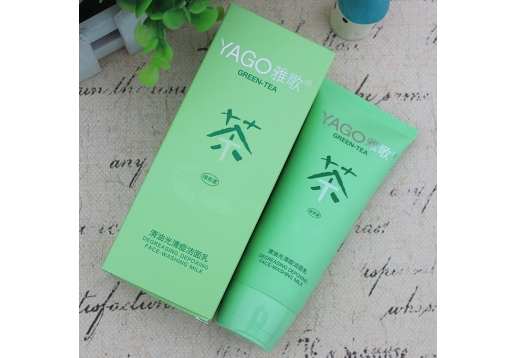 雅歌 绿茶素清油光清痘洁面乳108g图片