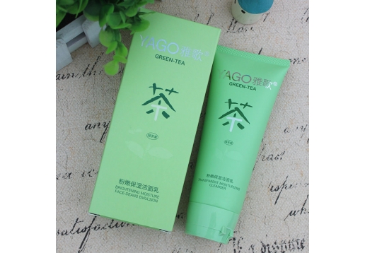 雅歌 绿茶素粉嫩保湿洁面乳108ml图片