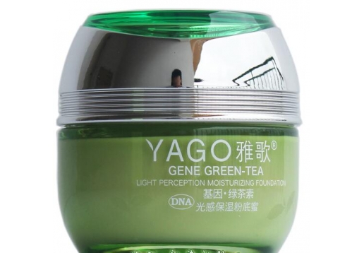 雅歌 基因绿茶素光感保湿粉底蜜50g图片