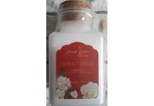 雅诺芳妮 玫瑰伊兰温泉浴盐400g图片