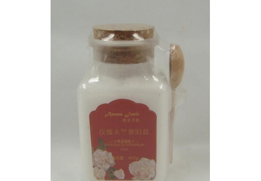 雅诺芳妮 玫瑰天竺葵浴盐400ml图片