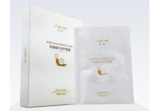 雅诺芳妮 玫瑰蜗牛修护面膜5片图片