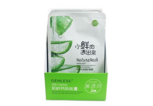 真丽斯 芦荟水润修护面膜12片图片